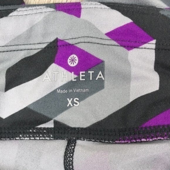 Athleta Crop Multicolor Pants Size XS - Picture 8 of 9